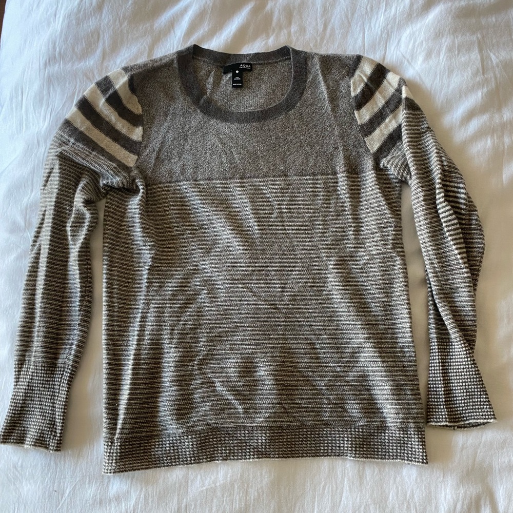 Aqua Cashmere Sweater